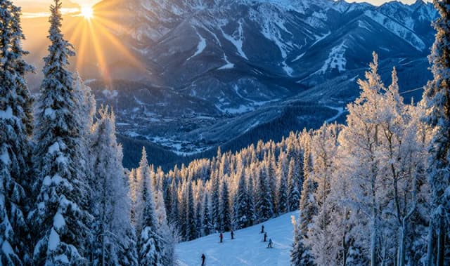 Sunset on the slopes followed by Travelstee