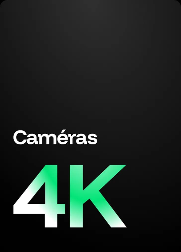 Caméras 4K